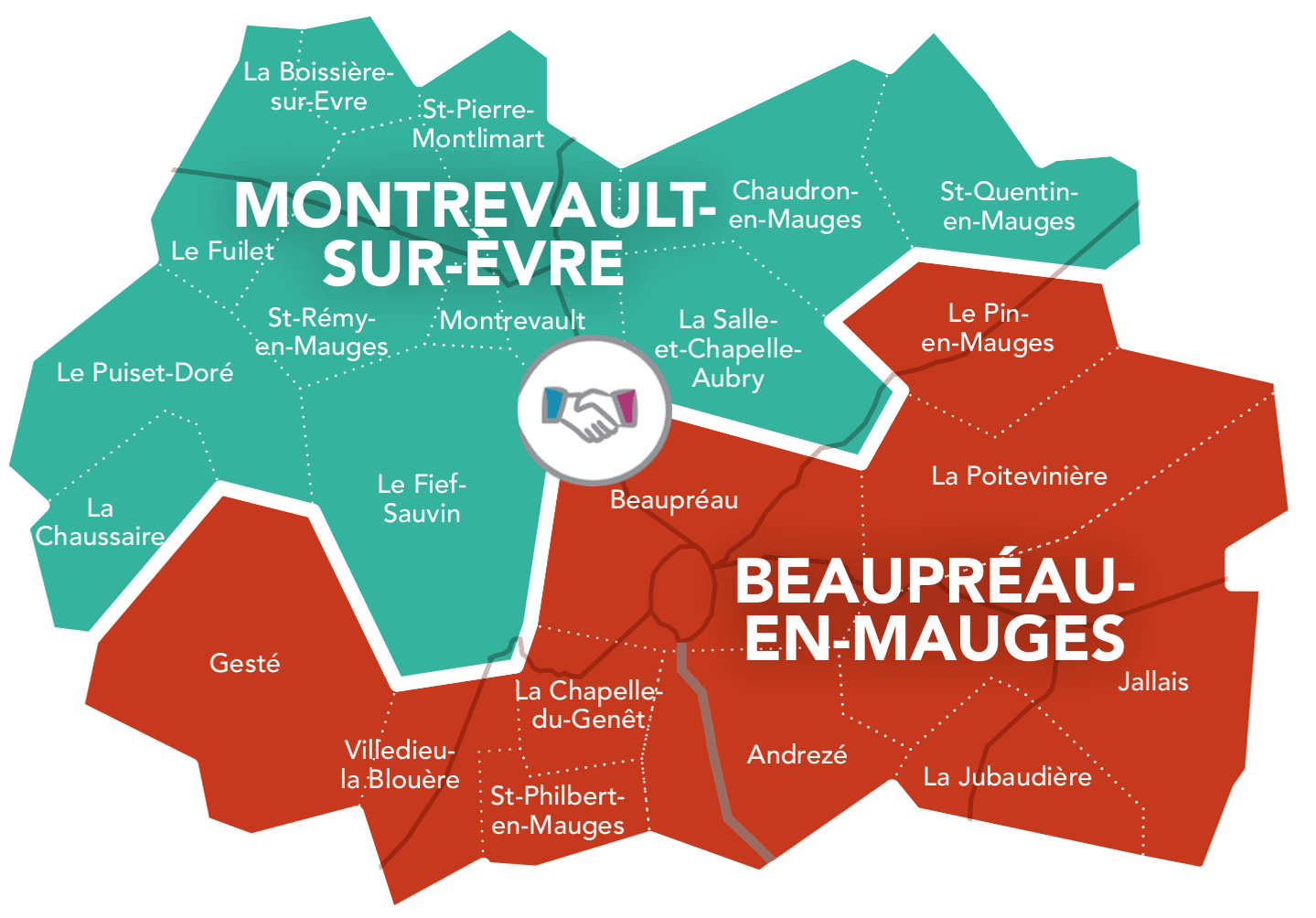 Carte coeur mauges